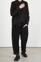trousers braghe tasche v brown