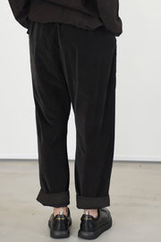 trousers braghe tasche v brown