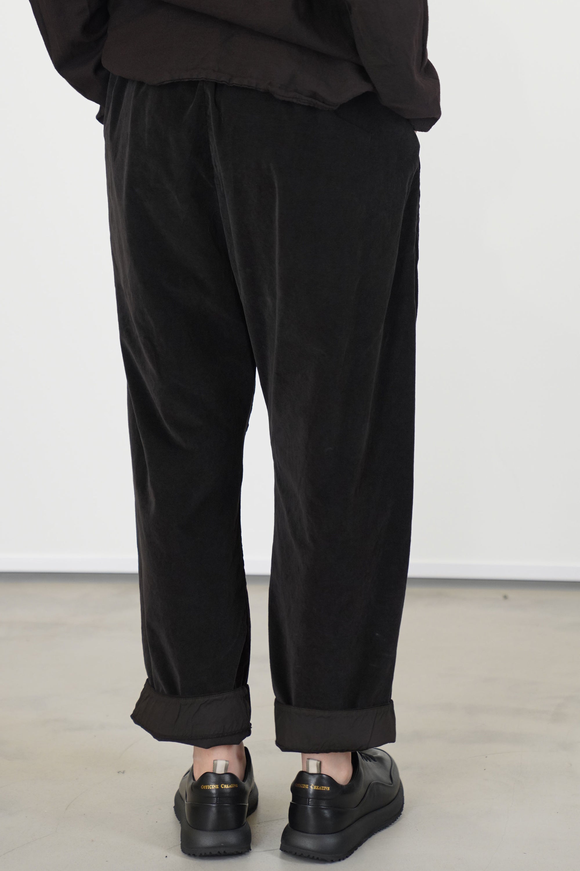 trousers braghe tasche v brown