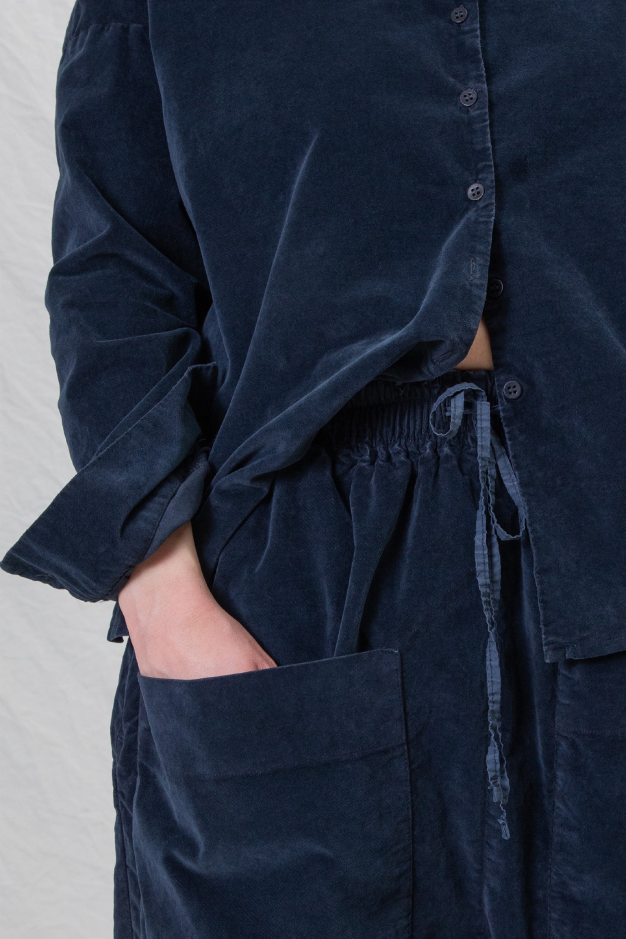 trousers braghe tasche v navy