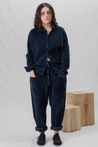 trousers braghe tasche v navy