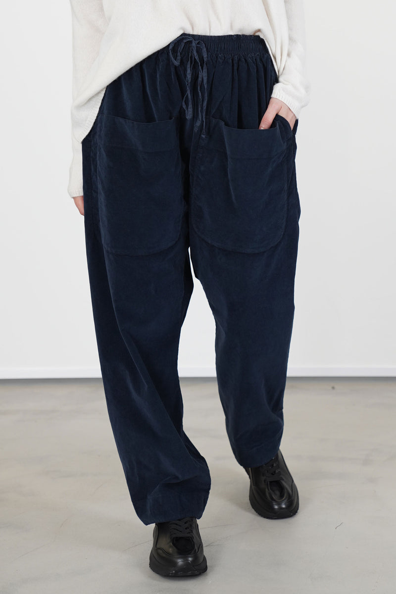 trousers braghe tasche v navy