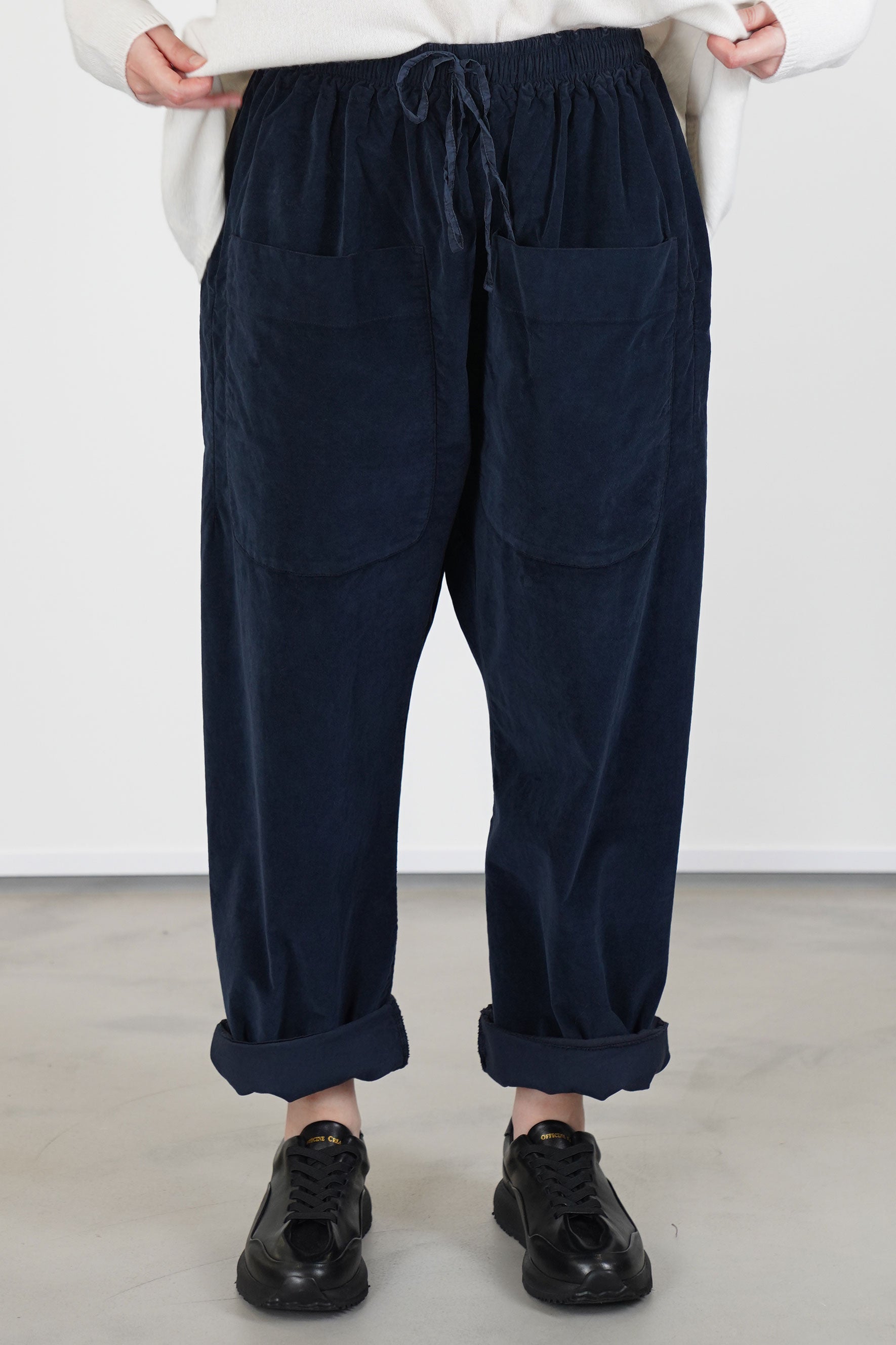 trousers braghe tasche v navy