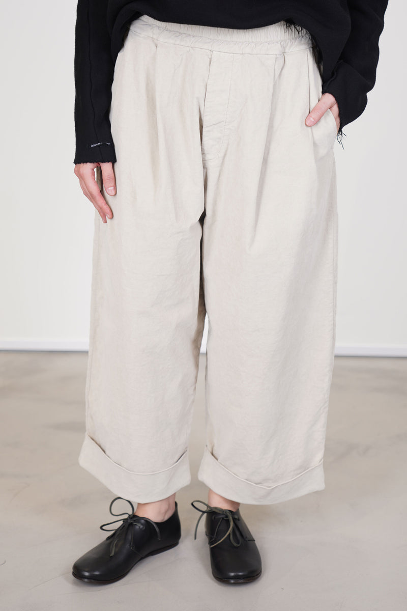 trousers bragoni velvet oatmeal