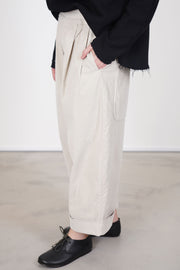 trousers bragoni velvet oatmeal