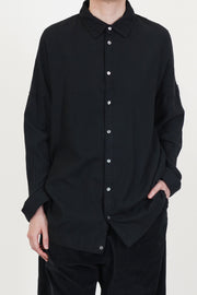 unisex collar shirt lwc black