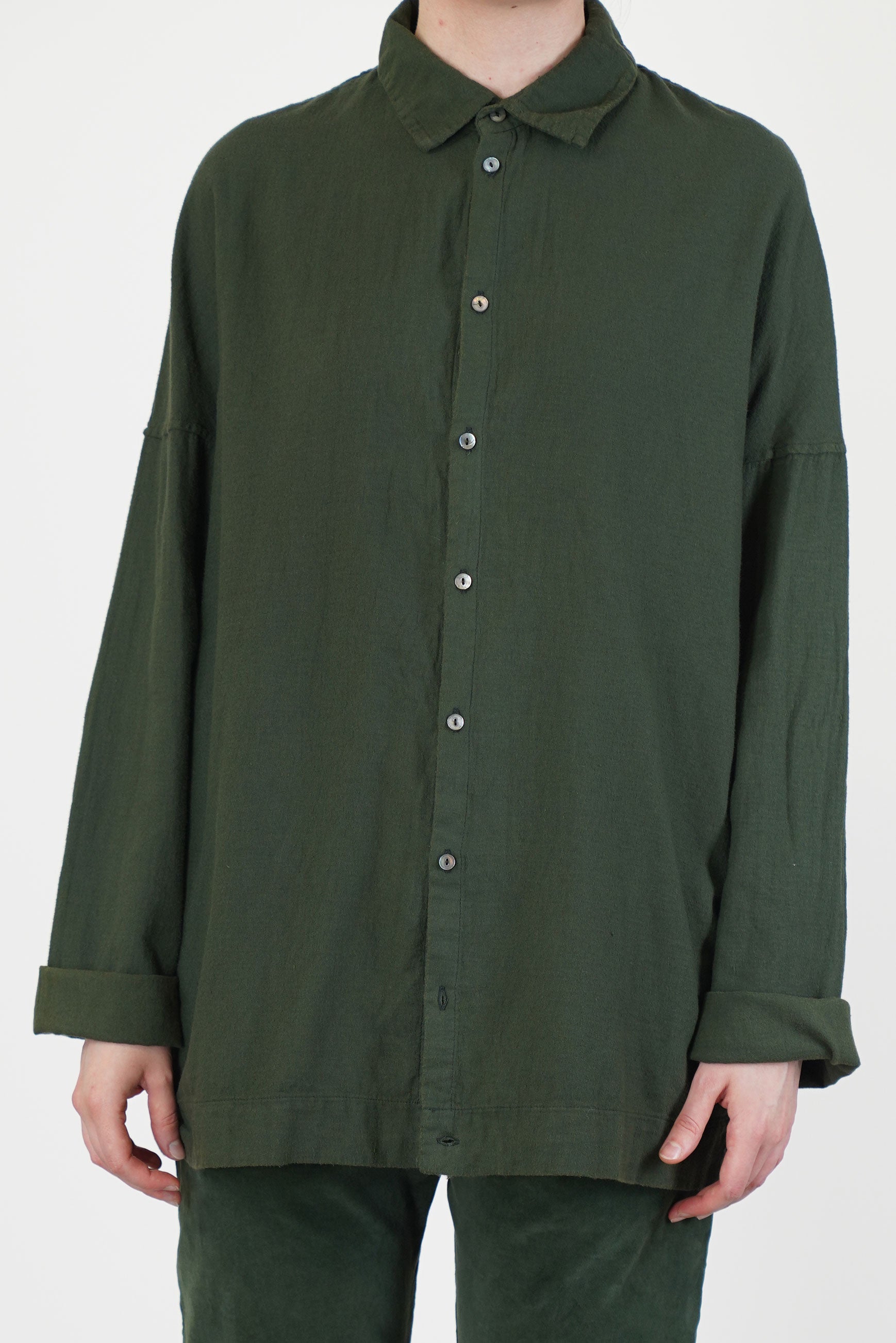 unisex collar shirt lwc forest