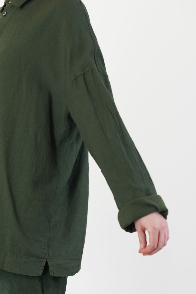 unisex collar shirt lwc forest
