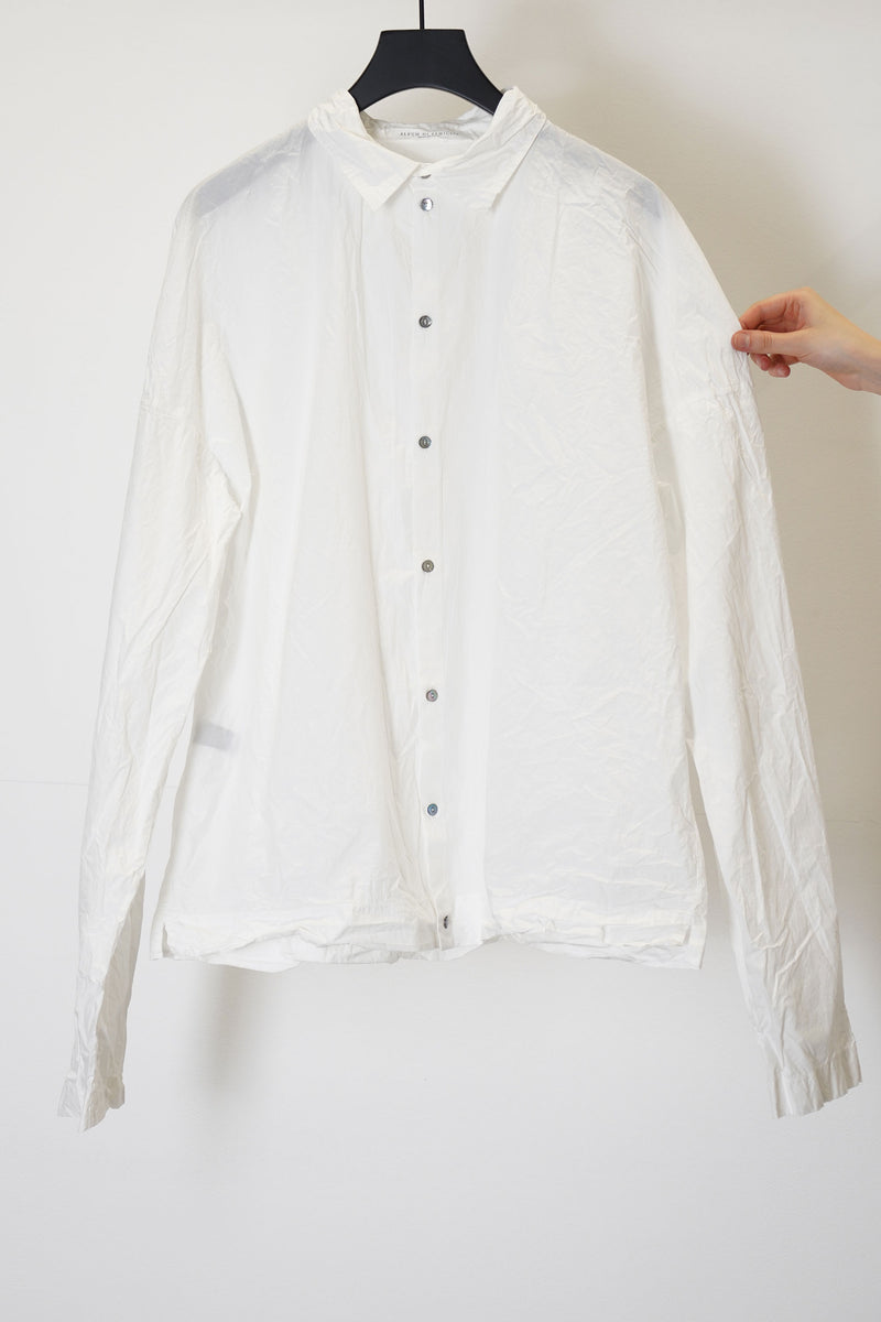 unisex collar shirt tc white