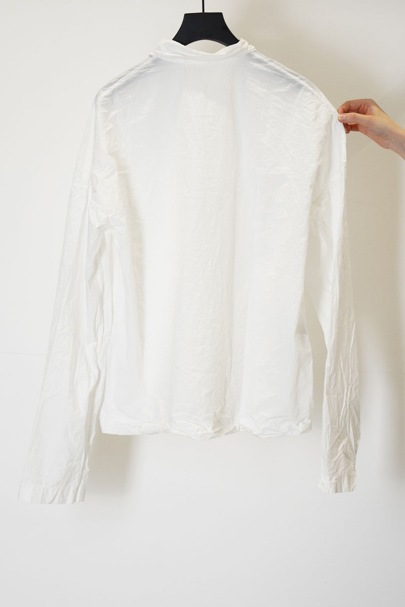 unisex collar shirt tc white
