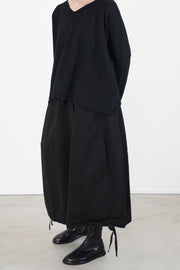 v neck sweater ws cashmere black