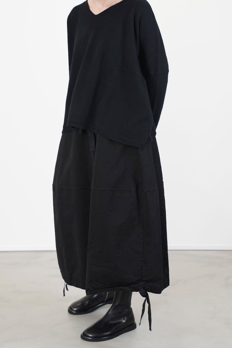v neck sweater ws cashmere black
