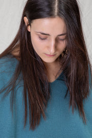 v neck sweater ws cashmere teal