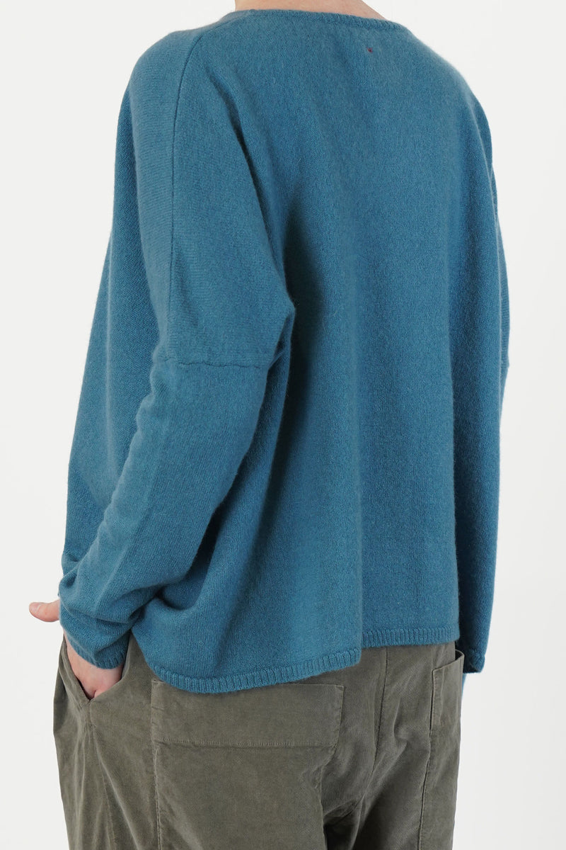 v neck sweater ws cashmere teal