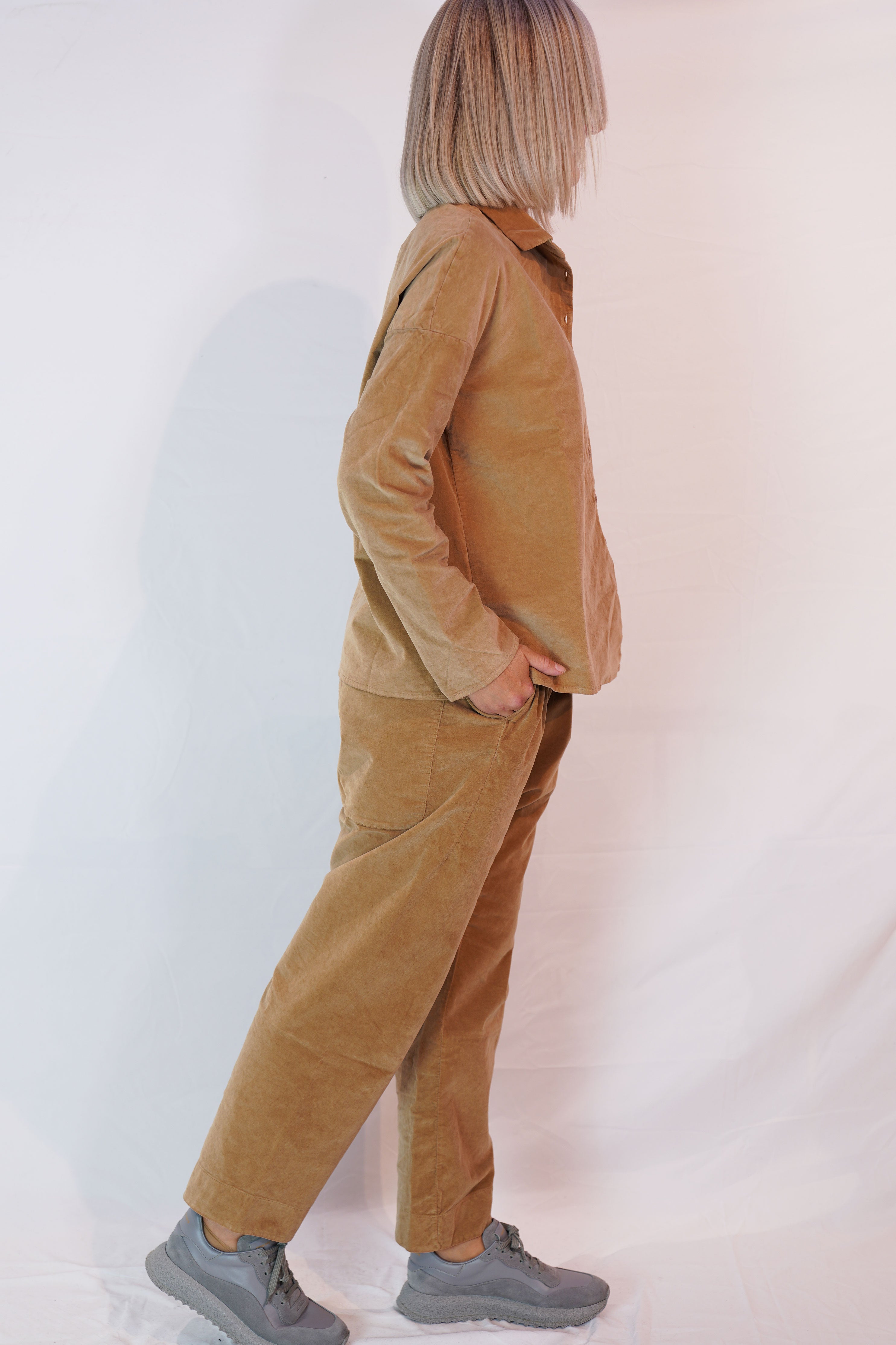 album di famiglia braghe velvet sugar | carrousel the store