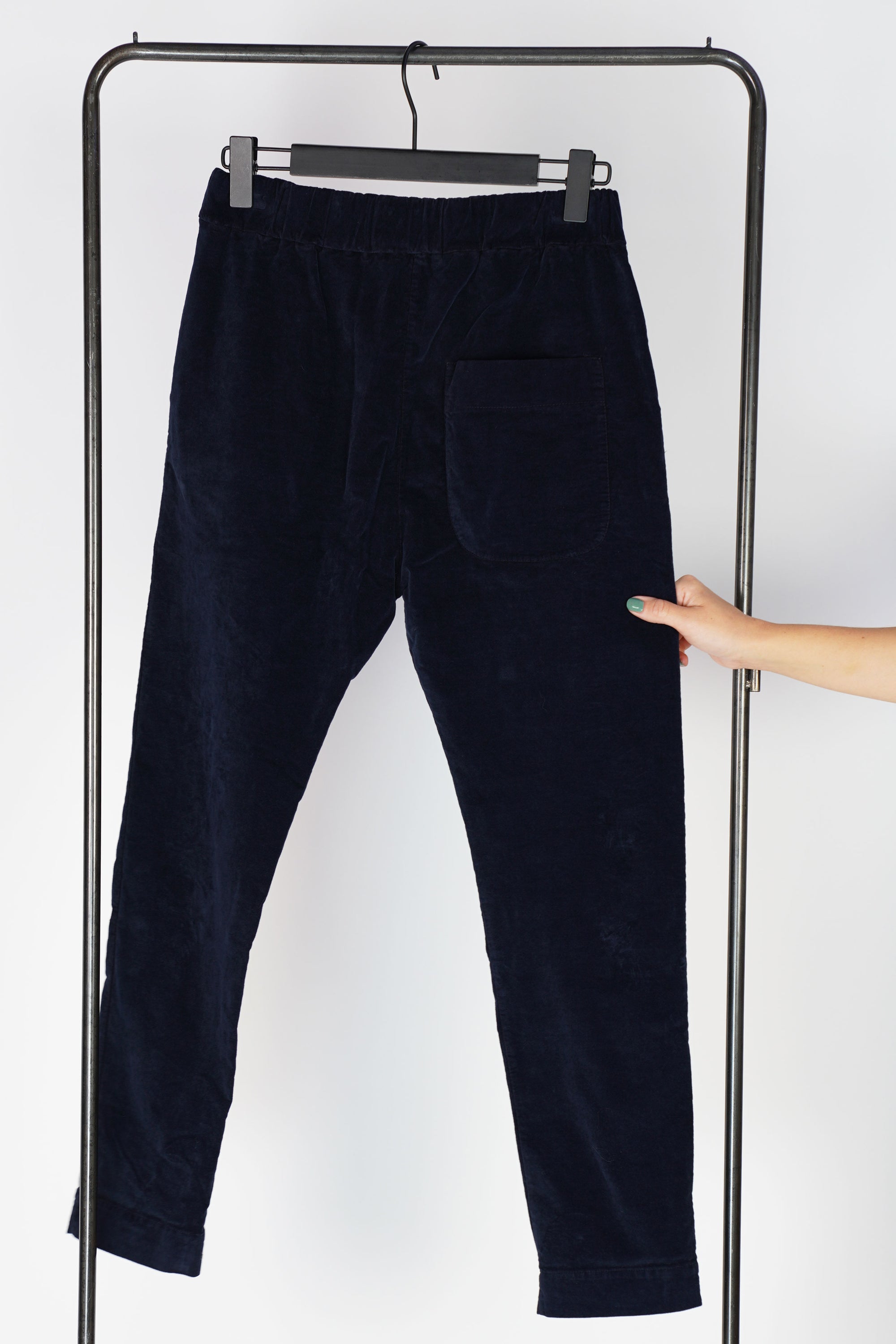 slim trousers velvet ink