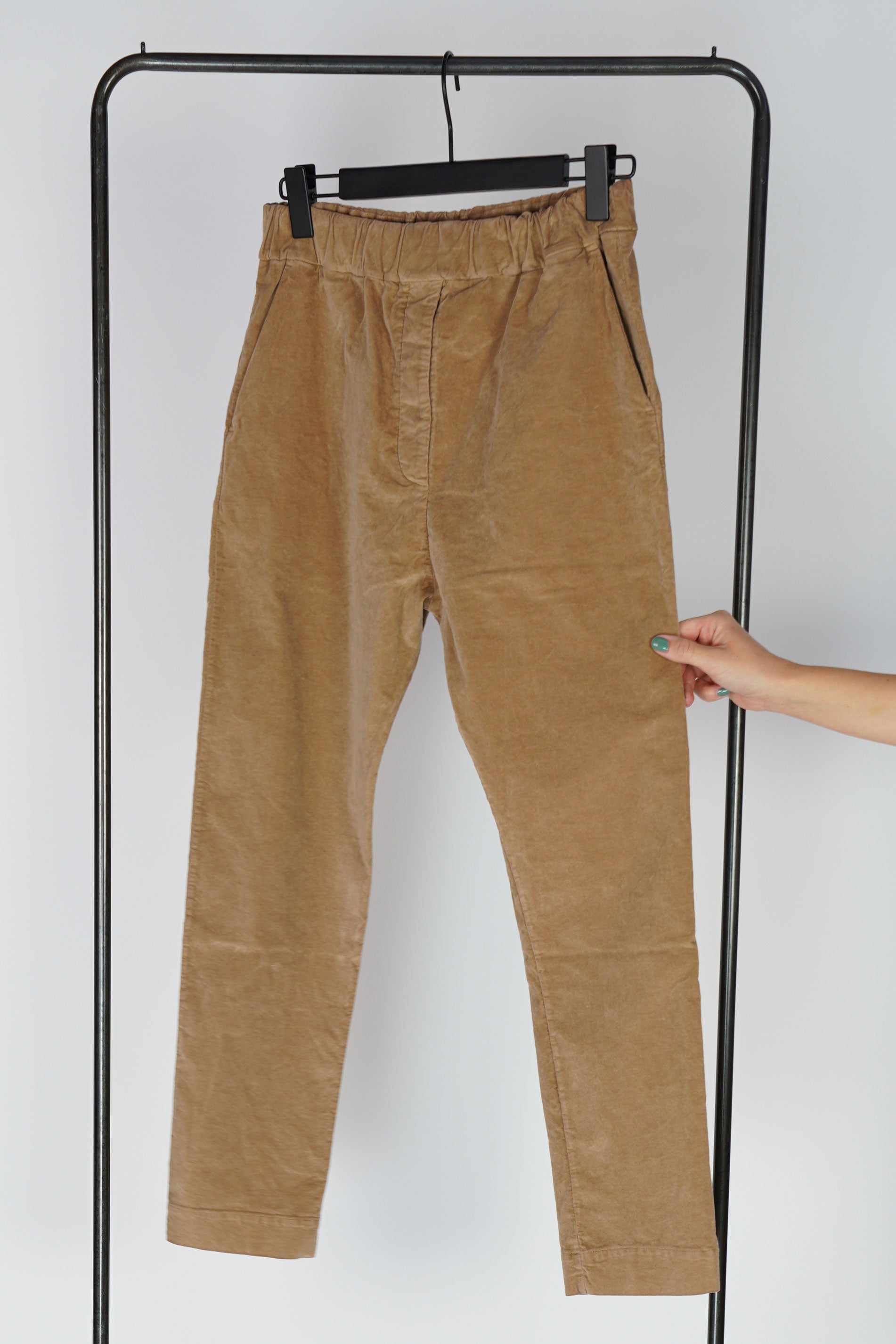 slim trousers velvet sugar