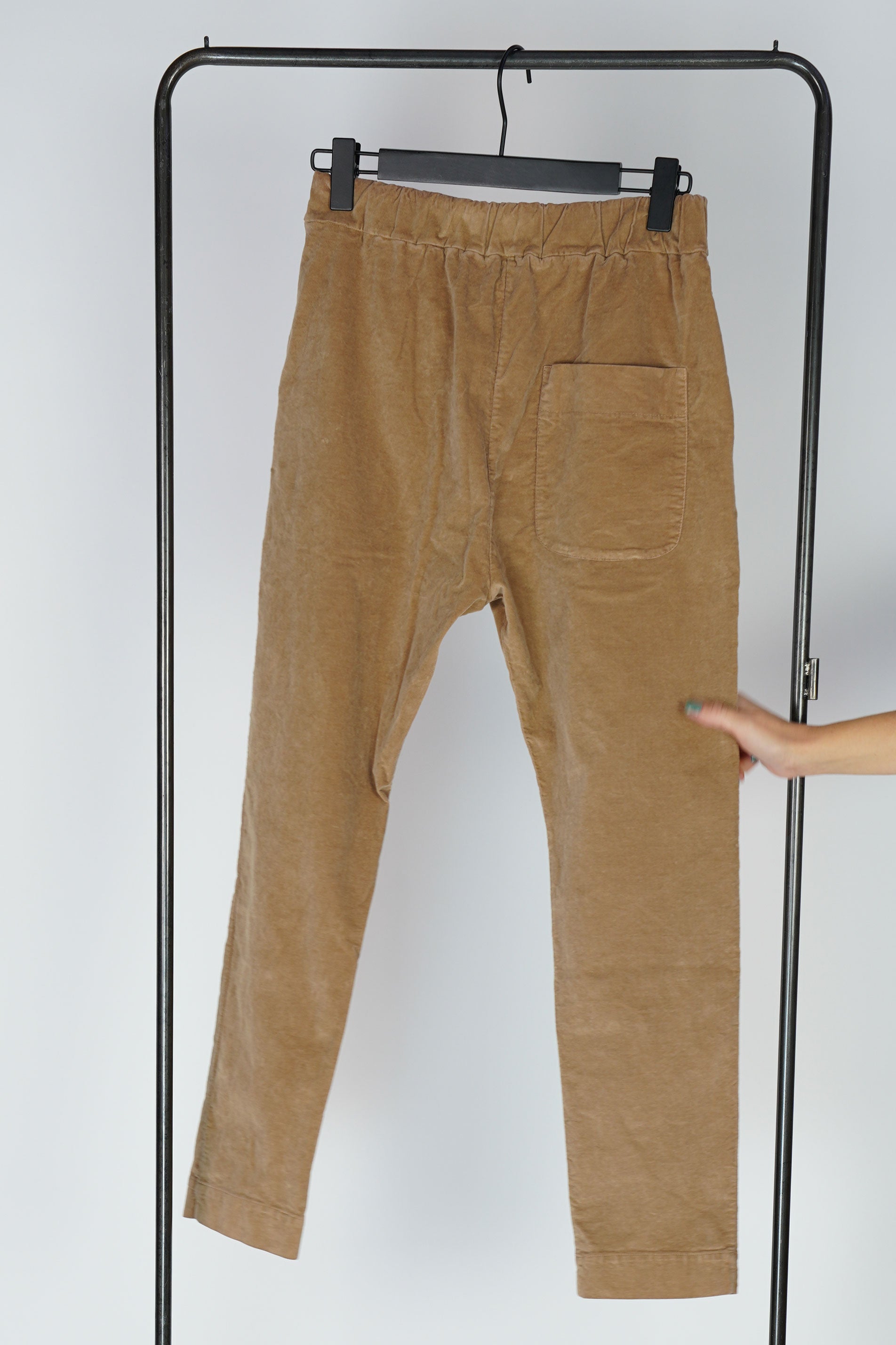 slim trousers velvet sugar
