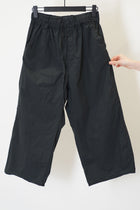 wide & short trousers tc black