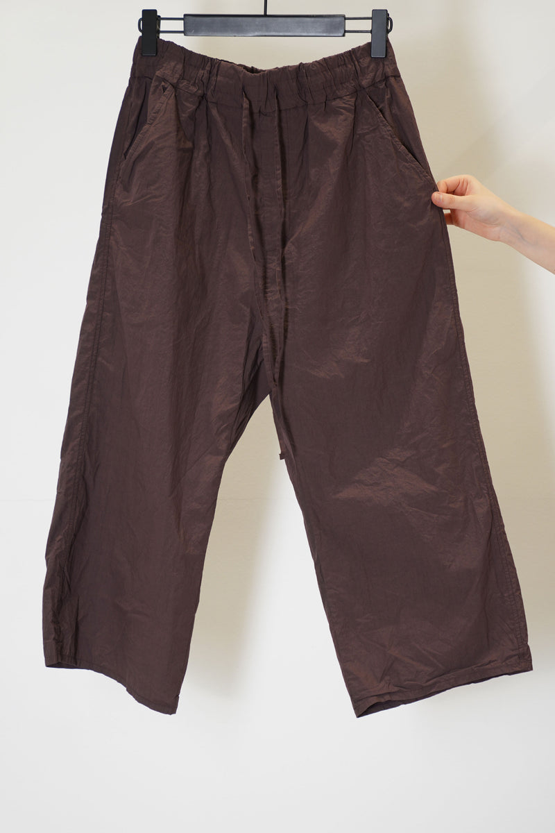 wide & short trousers tc grape