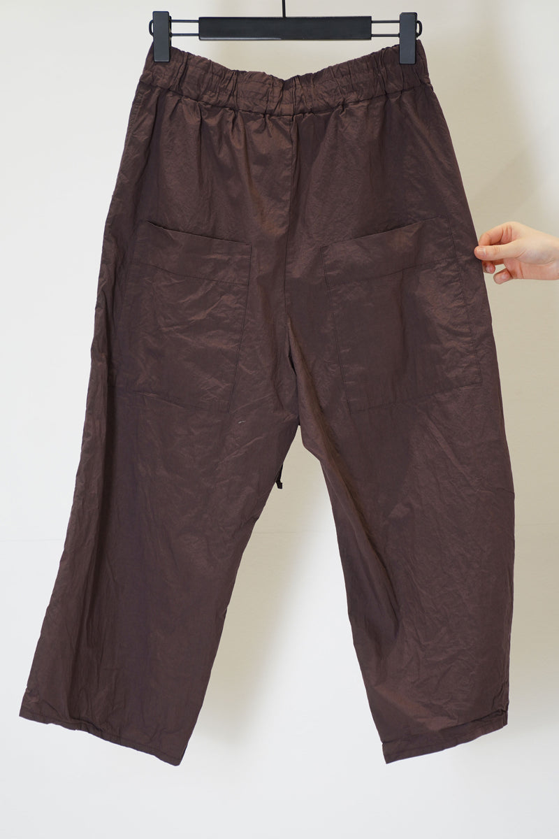 wide & short trousers tc grape