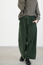 wide & long trousers v forest