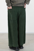 wide & long trousers v forest
