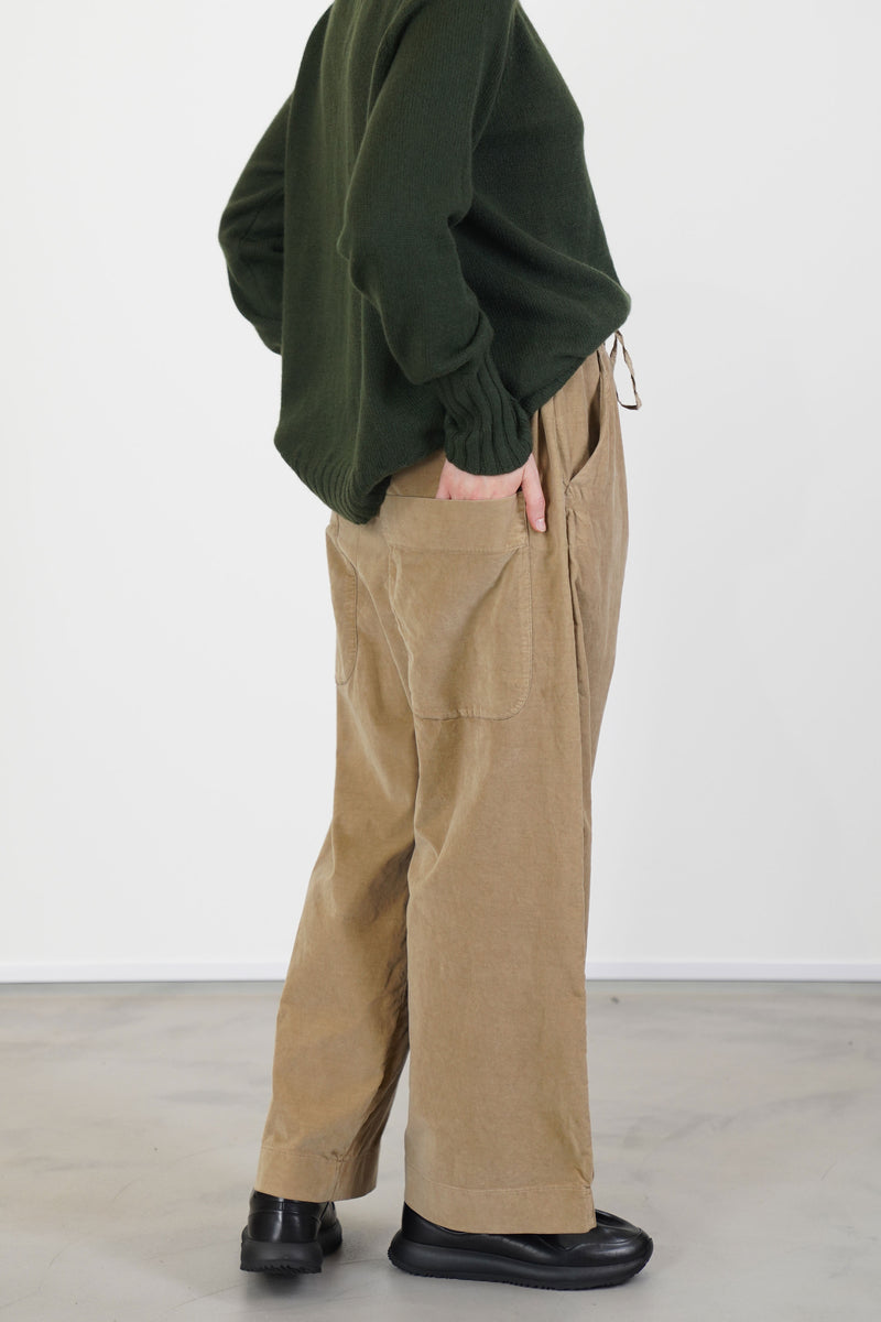 wide & long trousers v honey