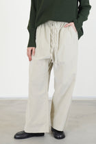 wide & long trousers v oatmeal
