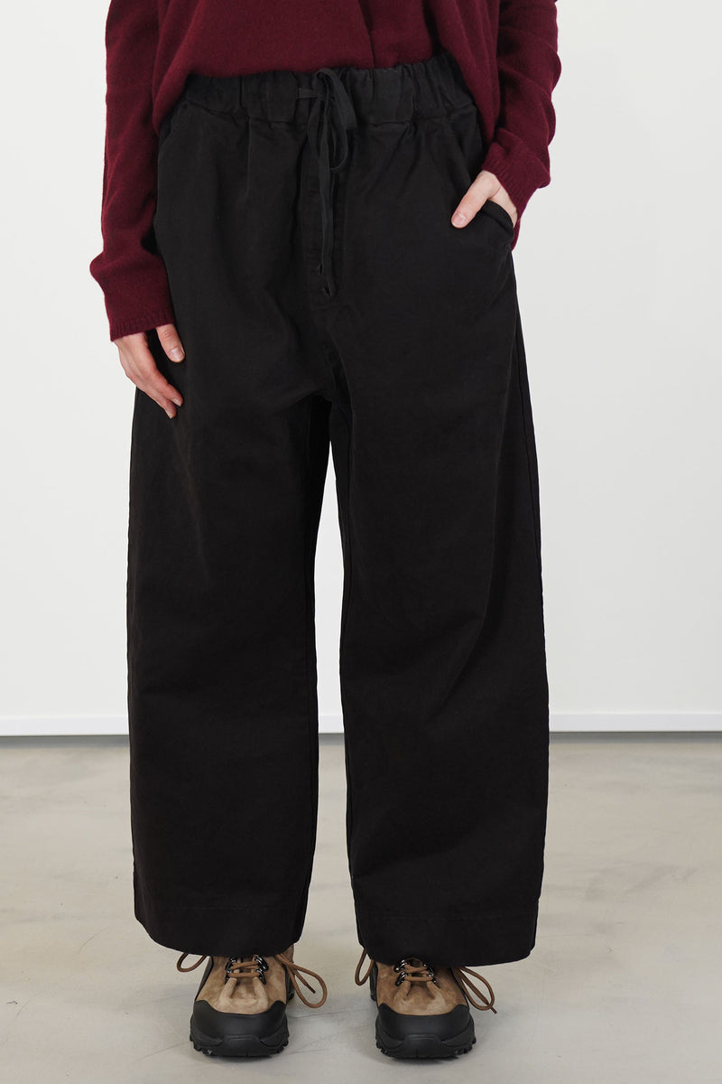 wide & long trousers wcc brown