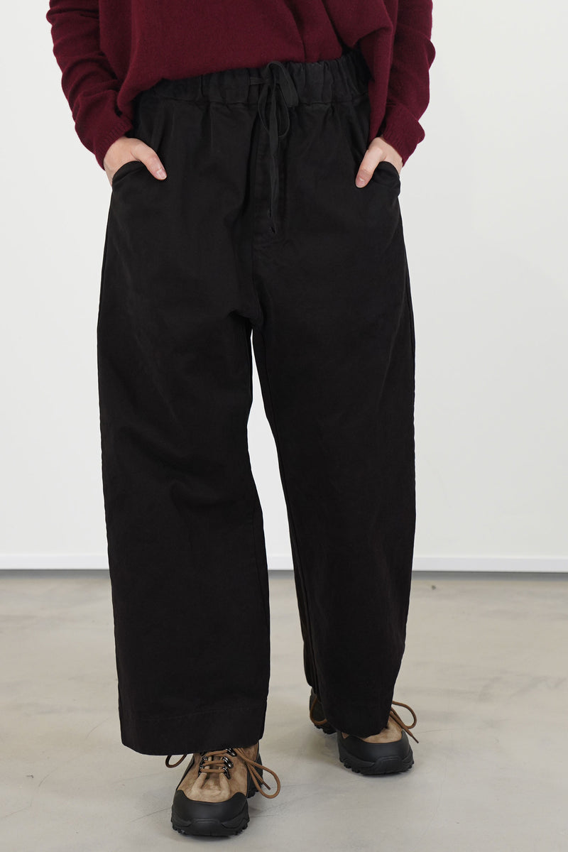 wide & long trousers wcc brown