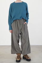 wide & short trousers v taupe