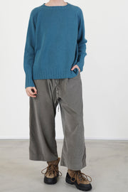 wide & short trousers v taupe