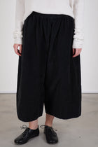 wide trousers velvet black