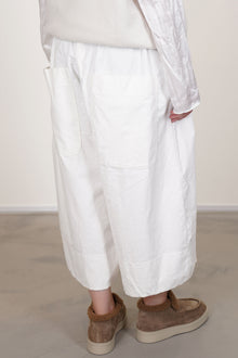wide trousers velvet milk