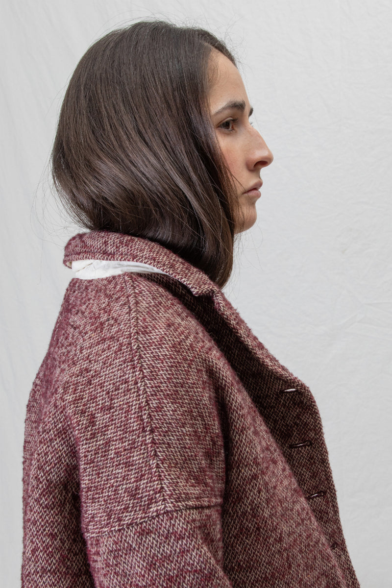 loose blazer pw wine