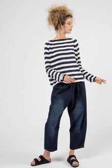 silk knitwear abyss meringue stripes p2051/ts951