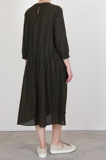 dress wool military green p1778/ts923