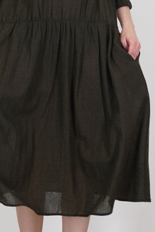 dress wool military green p1778/ts923