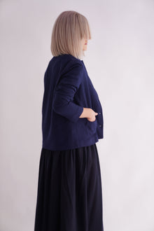 virgin wool jacket blue p1878/ts818