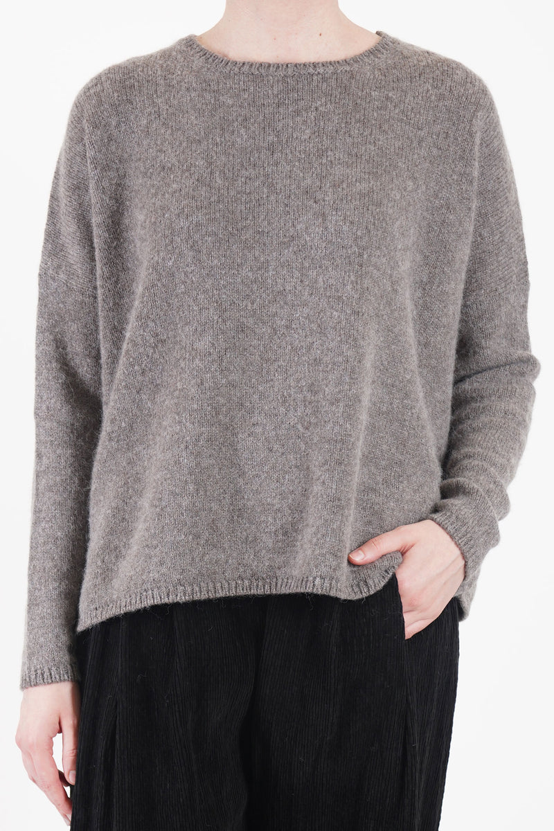 knitwear cashmere alpaca walnut p1890/ts932
