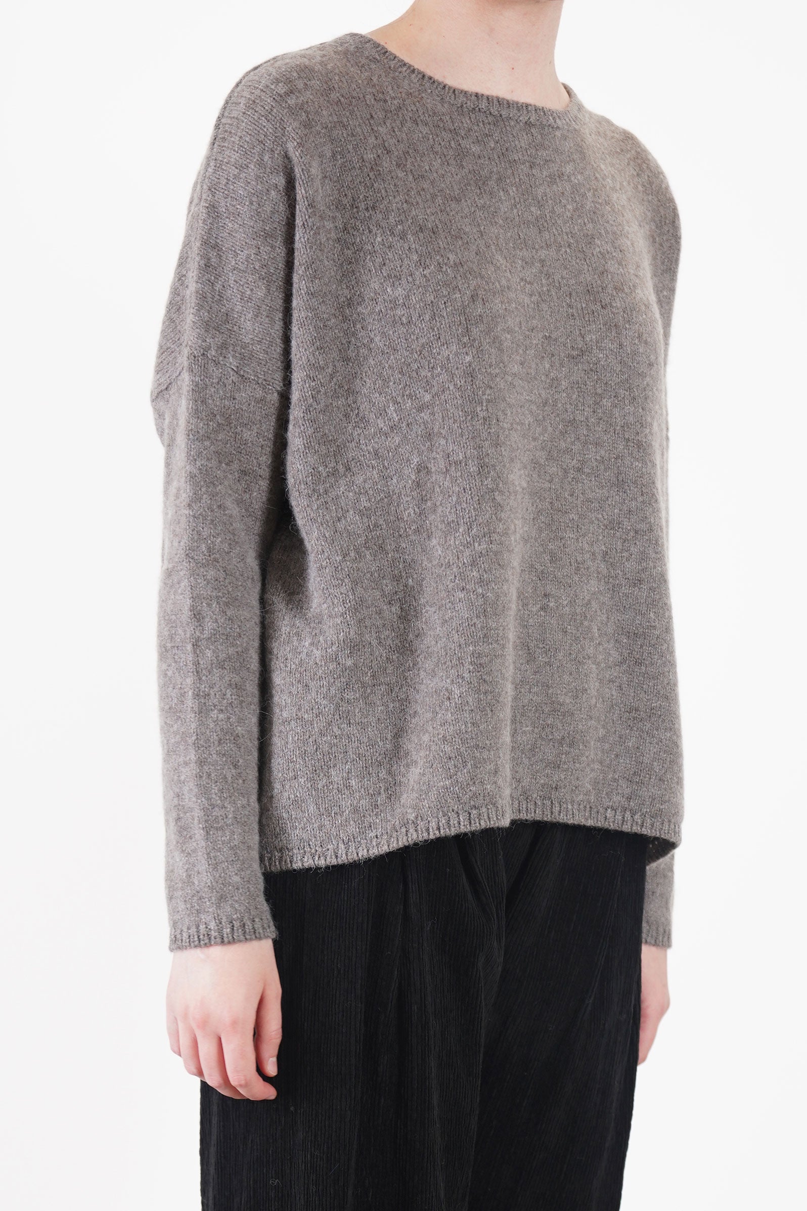 knitwear cashmere alpaca walnut p1890/ts932