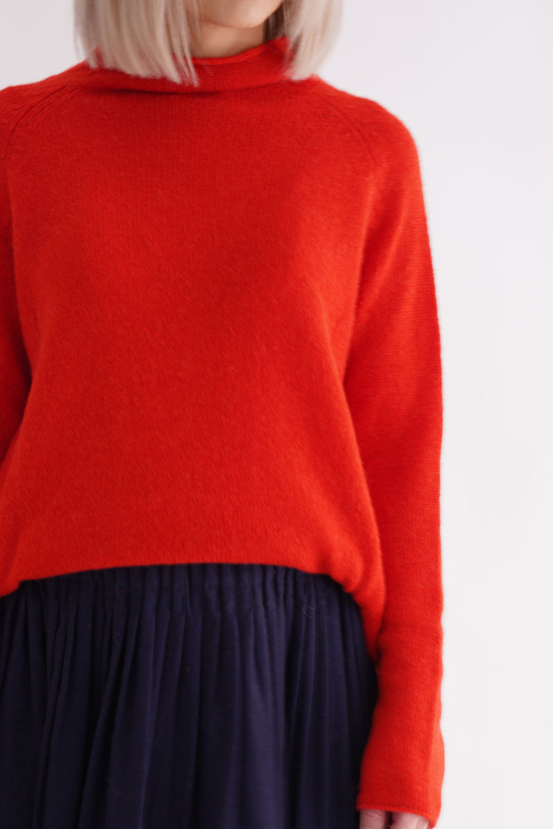 cashmere alpaca knit poppy p1891/ts829