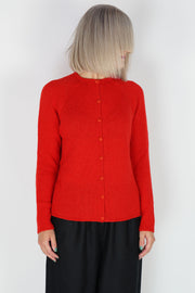 cashmere alpaca cardigan poppy p1893/ts829