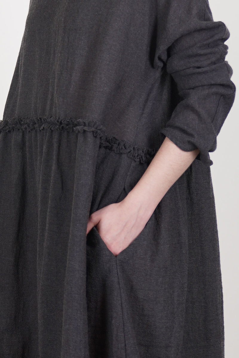dress wool asphalt grey p1906/ts923