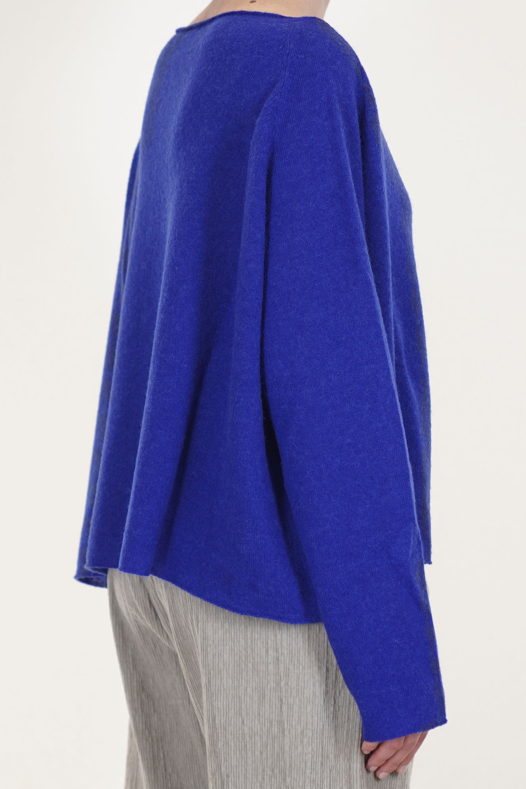 wool silk knitwear electric blue p1919/ts931