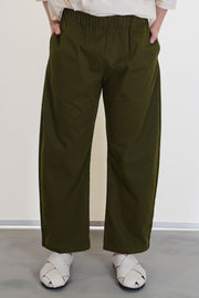 apuntob (a.b) trousers forest crafted in a soft brushed cotton material. 