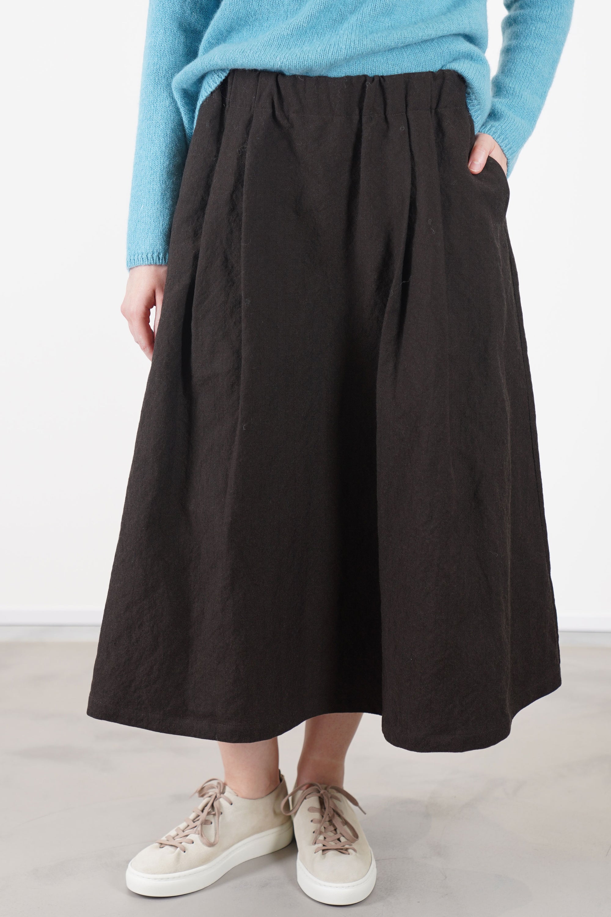 woolen skirt coffee p1975/ts888
