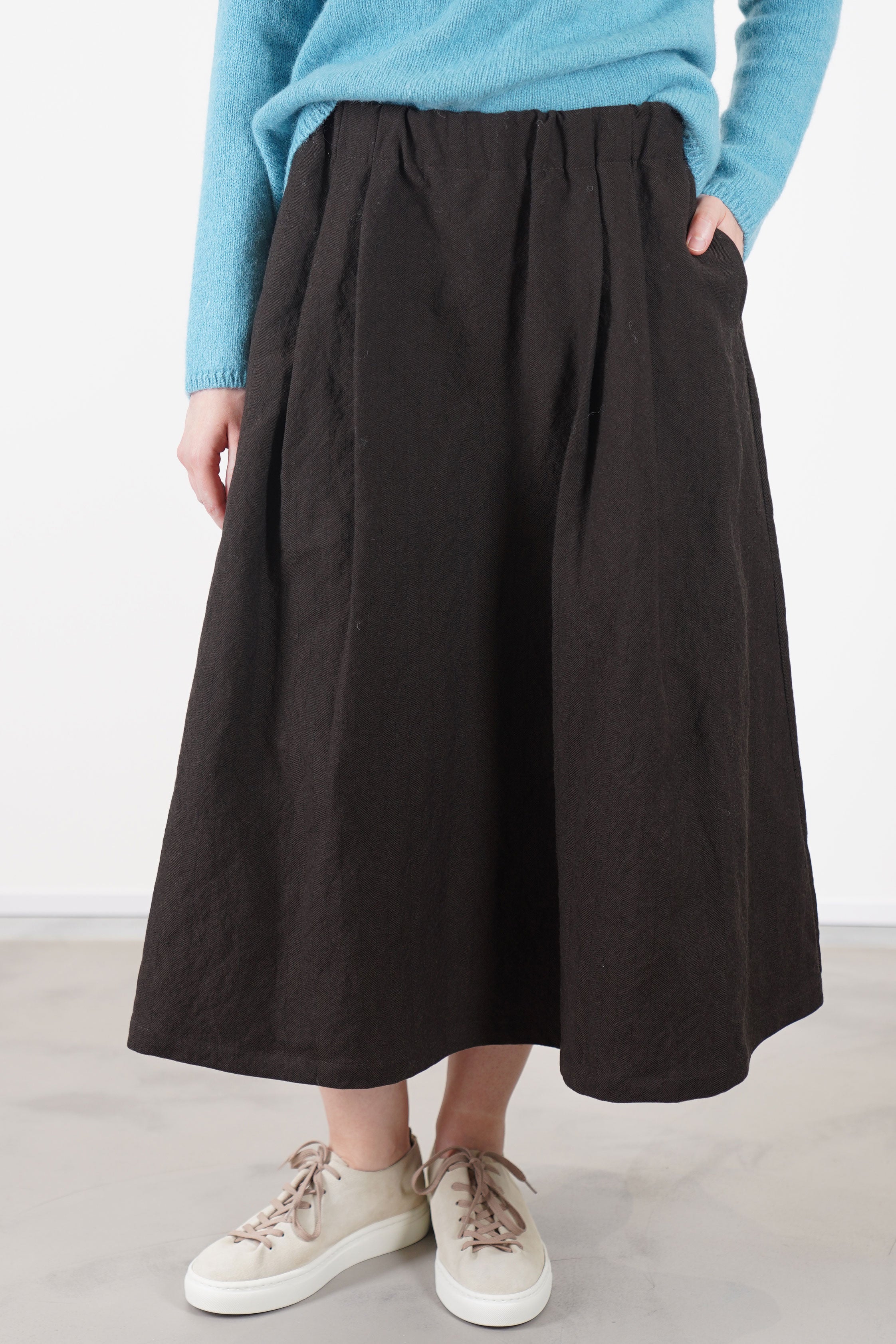 woolen skirt coffee p1975/ts888