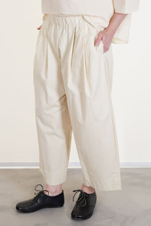 apuntob (a.b) trousers natural crafted in a soft brushed cotton material. 